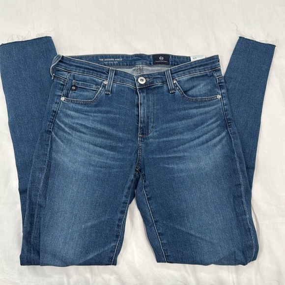 Ag Adriano Goldschmied Denim - AG Jeans the legging raw hem super skinny ankle